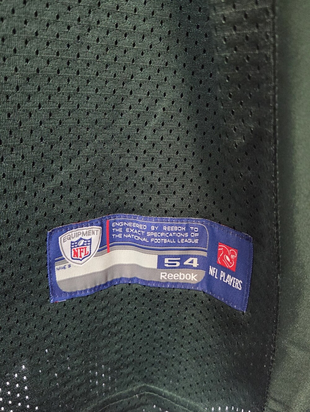 Vintage Reebok NFL On Field Green Bay Packers Clay Matthews 52 Jersey Sz  54 NWT - Picture 5 of 5